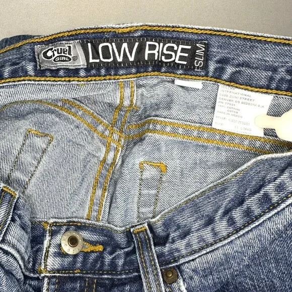 CRUEL GIRL low rise slim jeans - Picture 5 of 7